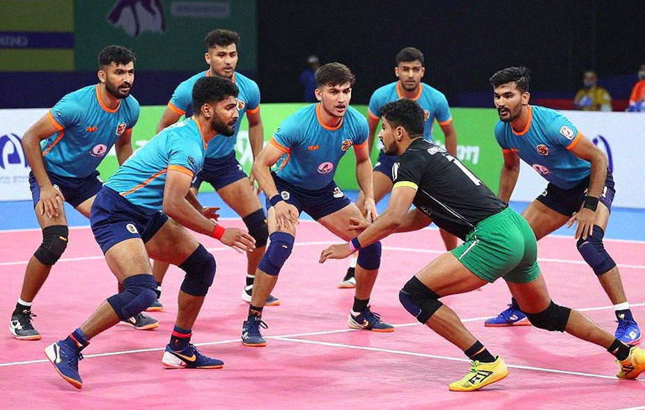 স্কোর-পার্থক্যের অর্থনীতি: এশিয়ান গেমস ২০২৬ কাবাডিতে পদক ঠিক করল যেটা ম্যাটে কেউ দেখতে পায়নি স্কোর-পার্থক্যের অর্থনীতি: এশিয়ান গেমস ২০২৬ কাবাডিতে পদক ঠিক করল যেটা ম্যাটে কেউ দেখতে পায়নি